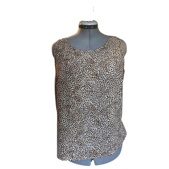 Covington Animal Print Blouse - Picture 1 of 11